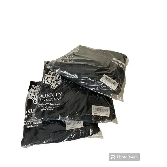 DARC Sport Born in Darcness Pierce Hoodie Pigment Black Blue NWT Wolves Gym - Picture 4 of 4